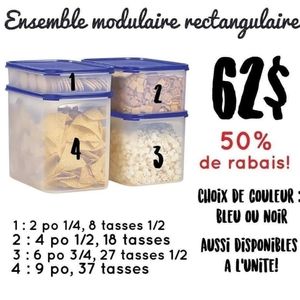 Tupperware modulaire